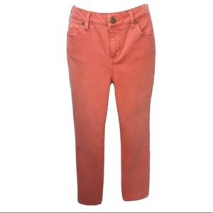 Liverpool skinny jeans|women’s coral pants|summer